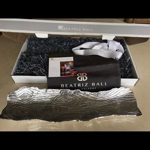 Beatriz Ball Forest Corteza Log Tray Metalware